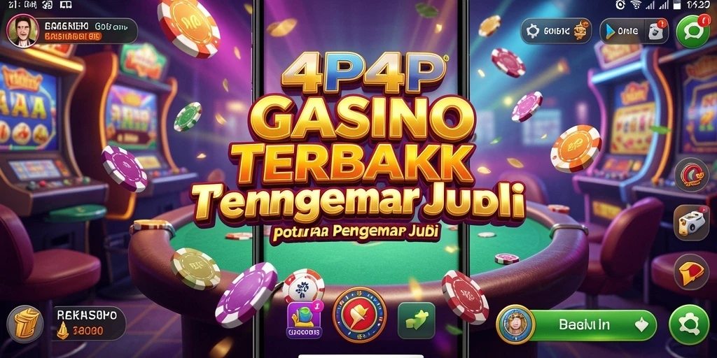 Tampilan menakjubkan dari gameplay Kasino 4P4P yang seru.