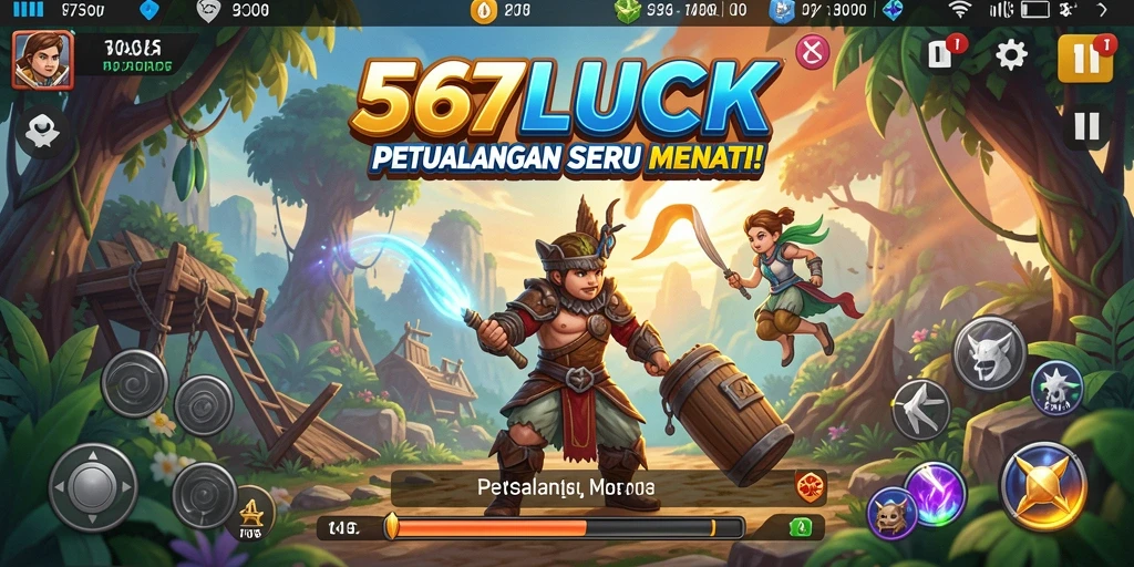 Gameplay petualangan seru di dunia 567LUCK.