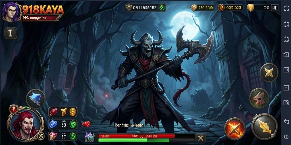 Gameplay menegangkan di dunia horor yang mencekam.