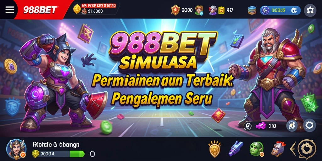 Tangkapan layar utama 988BET dengan tampilan gameplay yang menarik.