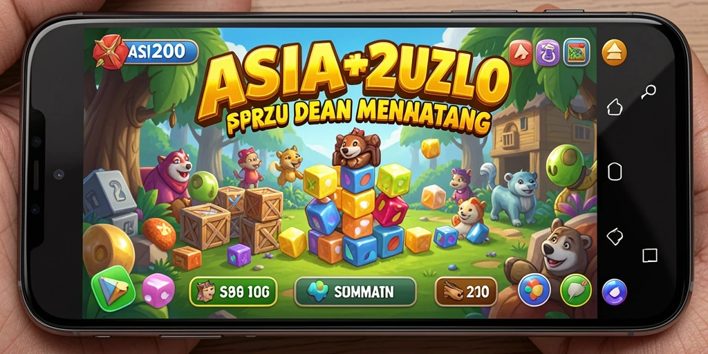 Tangkapan layar ASIA200 menampilkan gameplay seru dari permainan Puzzle.