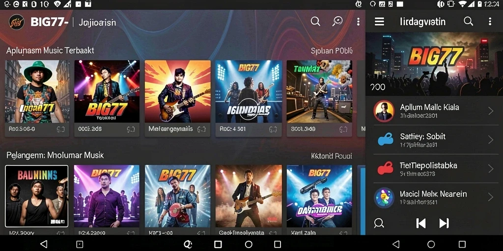 Tampilan gameplay BIG77 yang menarik dan interaktif untuk pecinta musik.