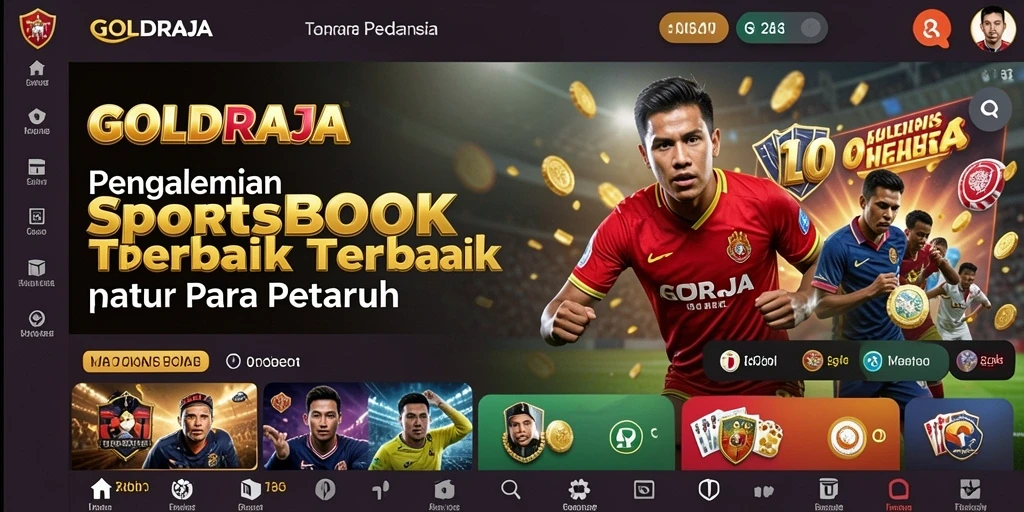 Screenshot gameplay GOLDRAJA dengan tampilan menarik dan interface intuitif.