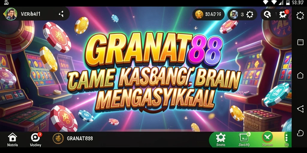 Tampilan menawan dari gameplay Kasino di GRANAT88 yang menyenangkan.