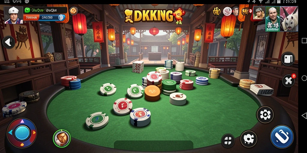 Tampilan gameplay QiuQiu yang seru dan kompetitif di IDRKING.