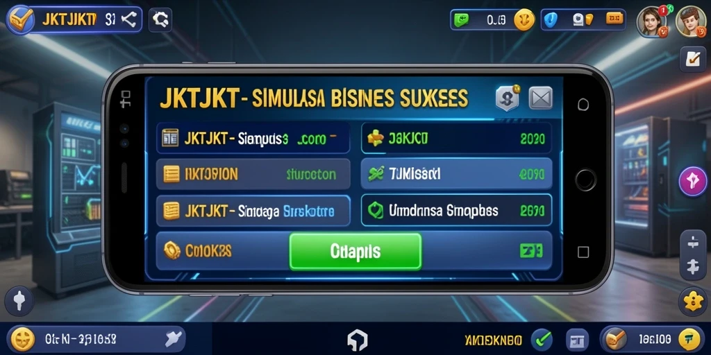 Tangkapan layar menunjukkan gameplay seru JKTJKT.
