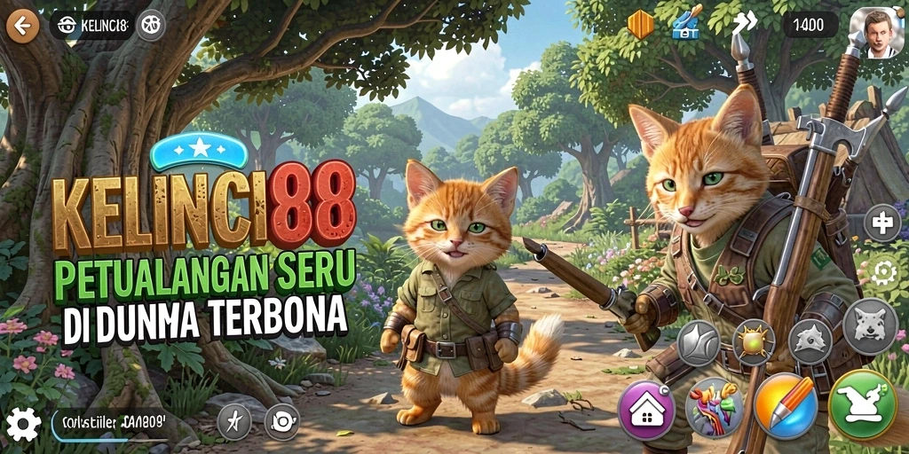 Tampilan gameplay KELINCI88 di dunia terbuka yang menakjubkan.