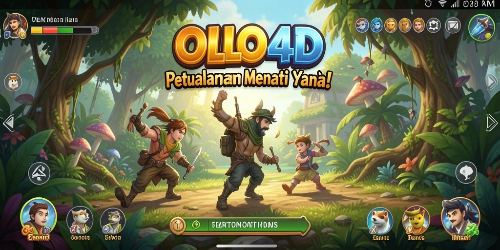 Screenshot gameplay OLLO4D yang menampilkan aksi seru dan petualangan menantang.