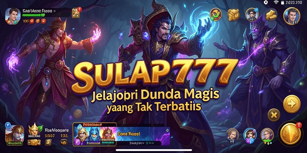 Screenshot gameplay SULAP777 menunjukkan eksplorasi dunia yang luas.