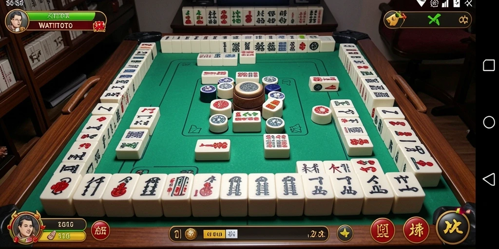Gameplay seru dari WATITOTO dengan suasana Mahjong yang menarik.